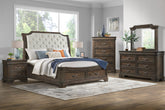 Lyndhurst Brown Bedroom Set 5pcs