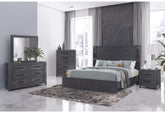 CYPRESS DARK Grey Full Bedroom