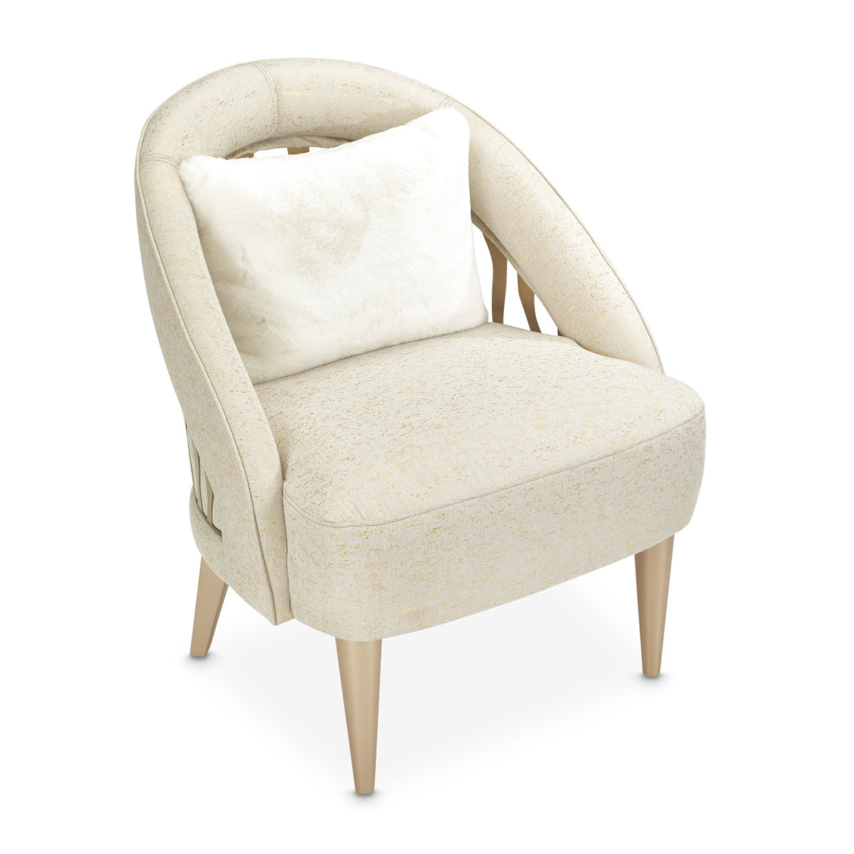 La Rachelle Flame Accent Chair