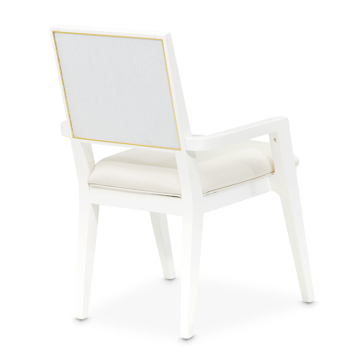 Palm Gate Arm Chair Cloud White