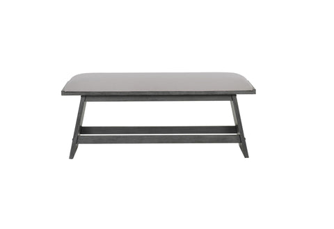 D8192 TRIANGLE DINING TABLE + 4 DINING CHAIRS + BENCH