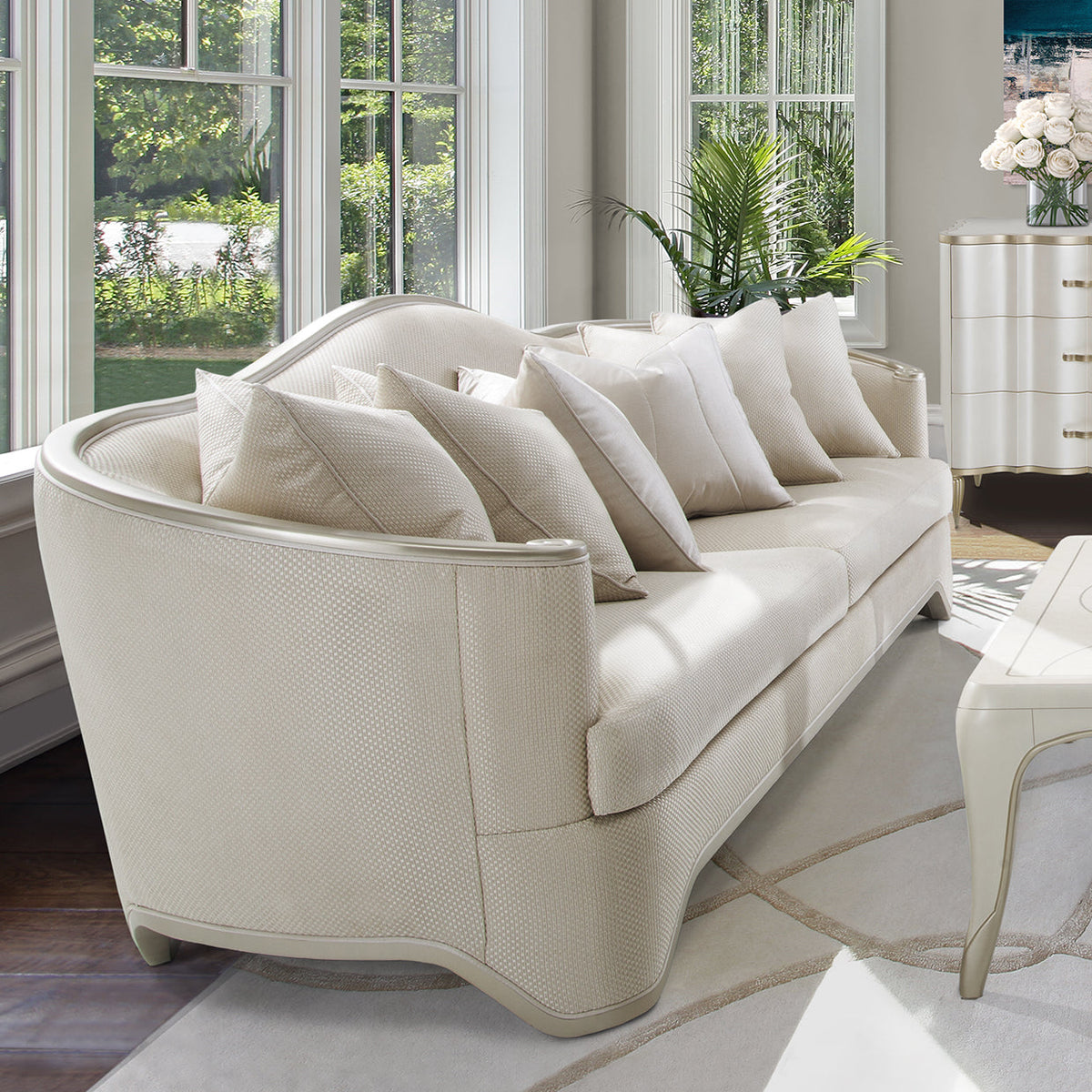 London Place Sofa Light Champagne