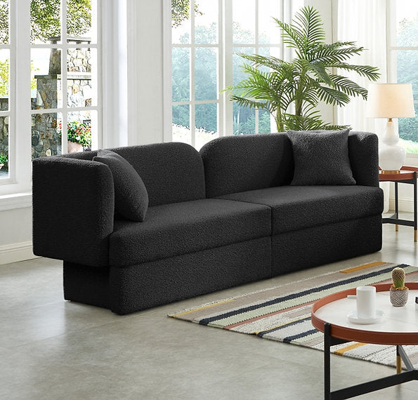 Marcel Boucle Fabric Sofa